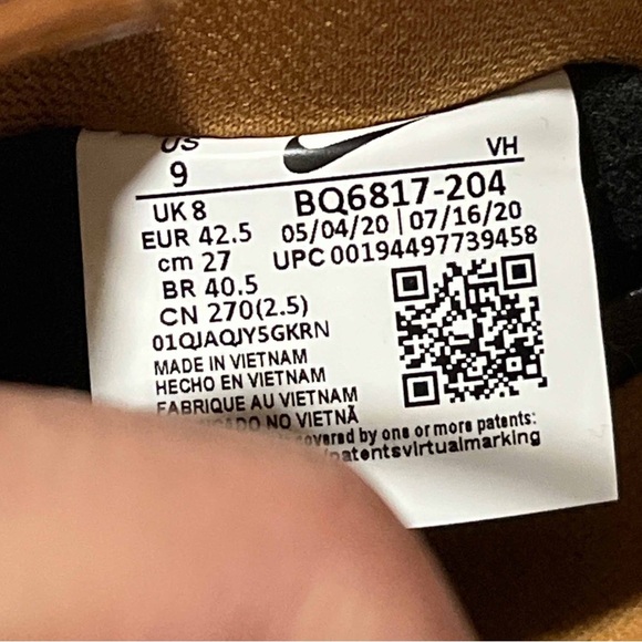 Nike Sb Dunk Low Pro Flax-Baroque Brown Wheat Sz 9 [BQ6817-204] main image 4